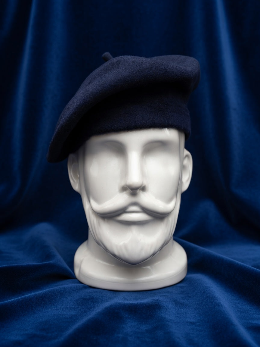 Royal Rajputana Dark Blue Beret Cap