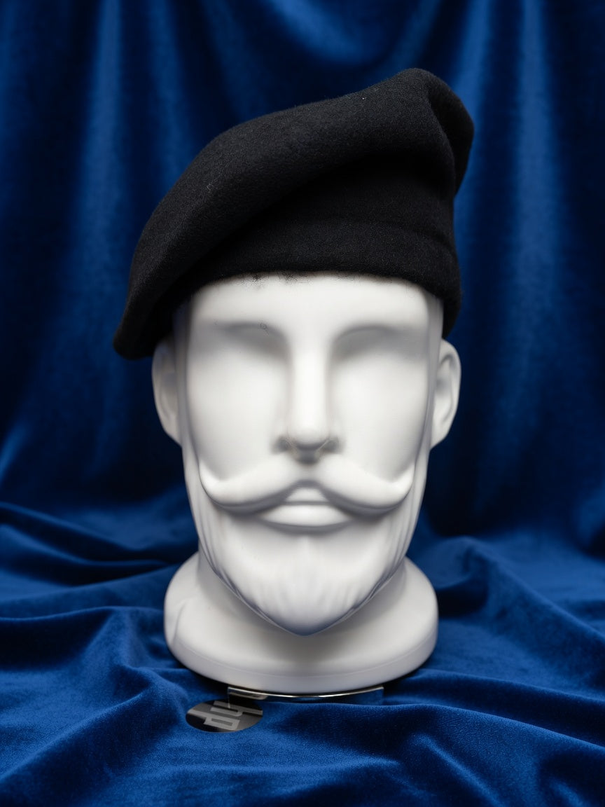 Royal Rajputana Black Beret Cap