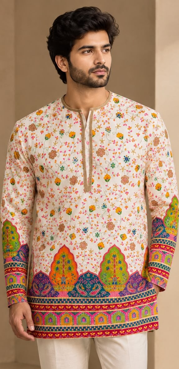 Handblock Short Kurtas