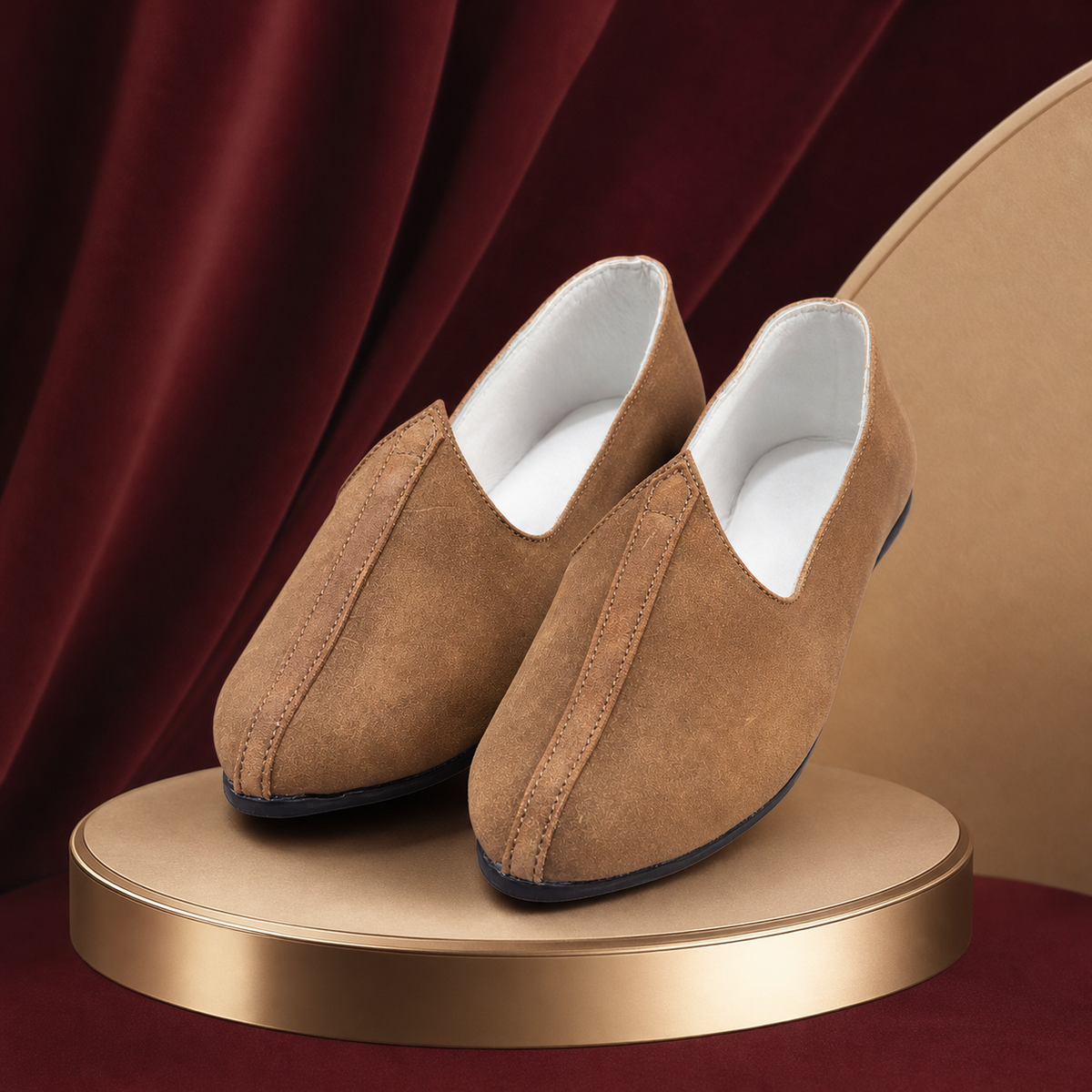 Men's Suede Leather Jutti – Traditional Ethnic Footwear