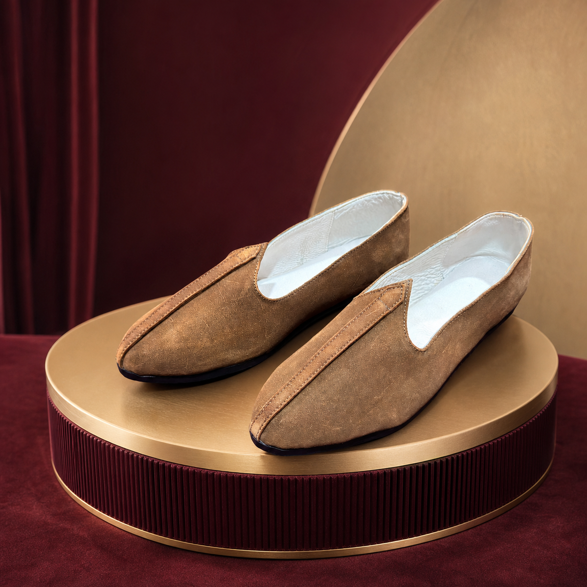 Men's Suede Leather Jutti – Traditional Ethnic Footwear