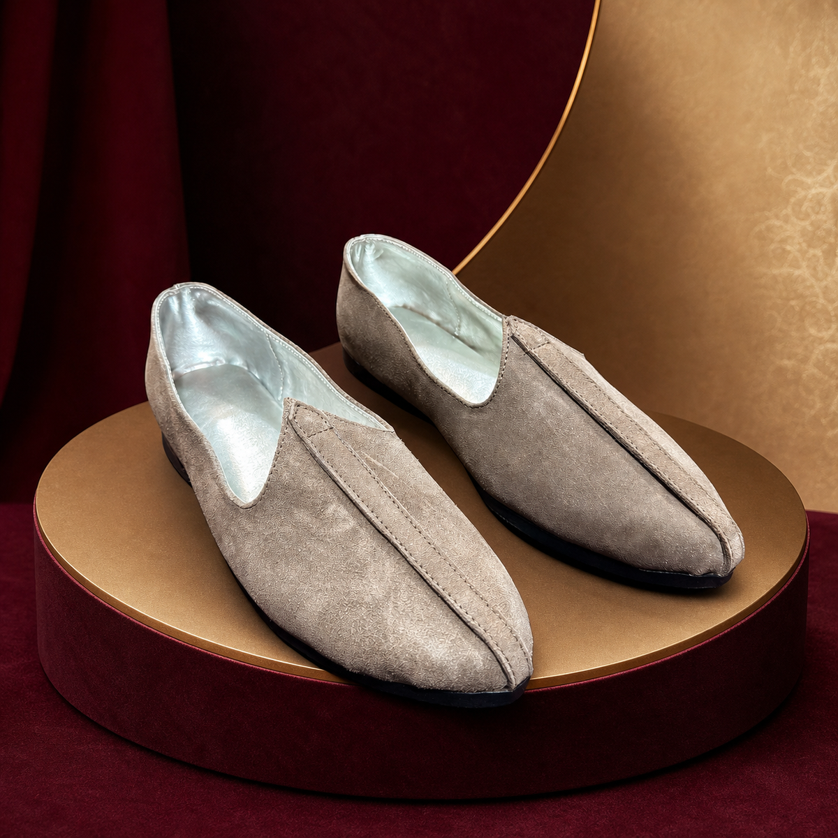 Men's Suede Leather Jutti – Traditional Ethnic Footwear