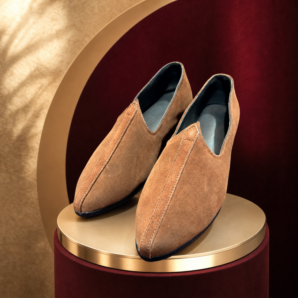 Men's Suede Leather Jutti – Traditional Ethnic Footwear