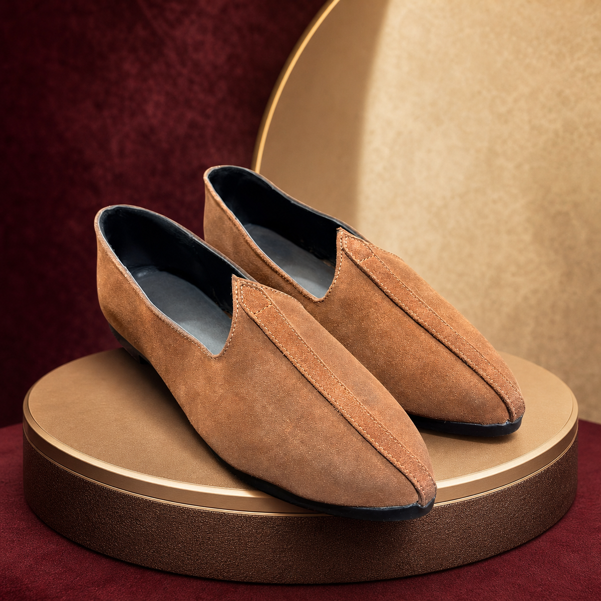Men's Suede Leather Jutti – Traditional Ethnic Footwear