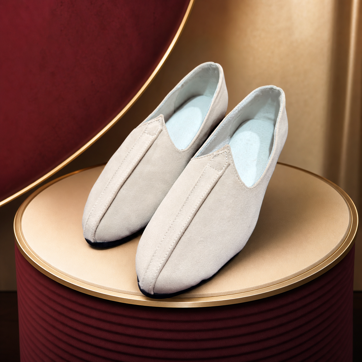 Men's Suede Leather Jutti – Traditional Ethnic Footwear