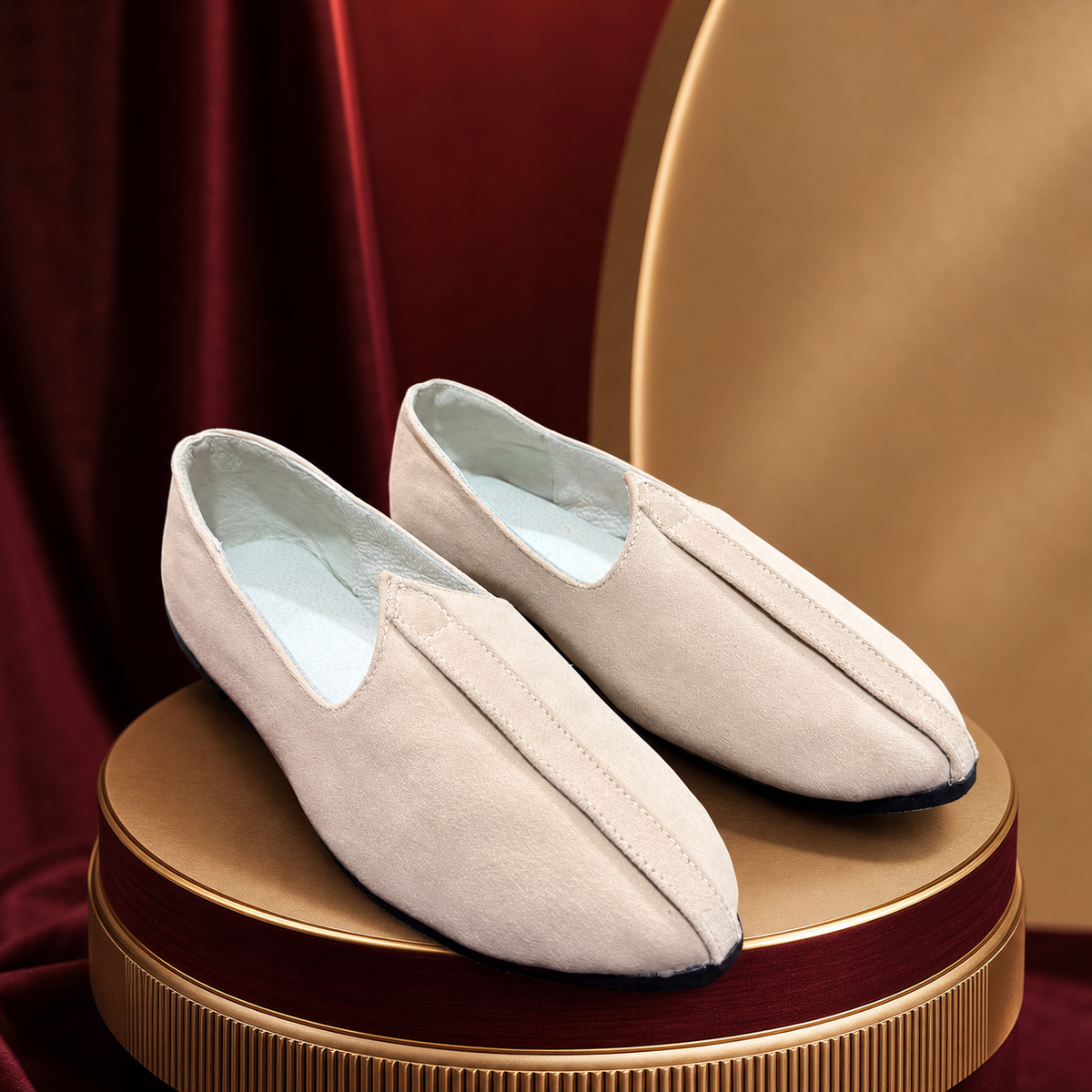 Men's Suede Leather Jutti – Traditional Ethnic Footwear