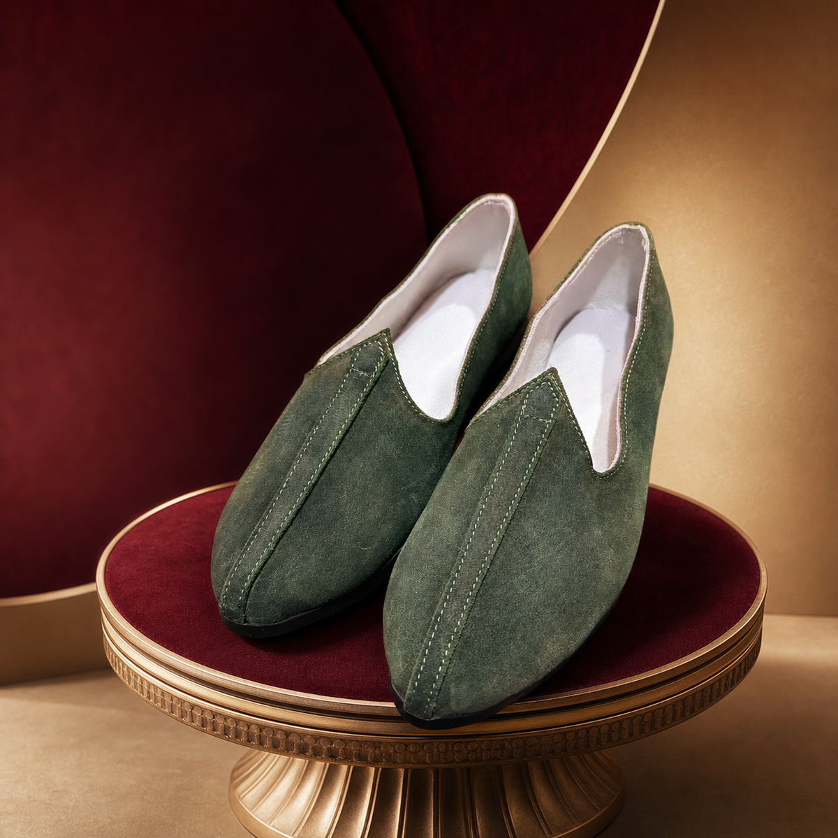Men's Suede Leather Jutti – Traditional Ethnic Footwear