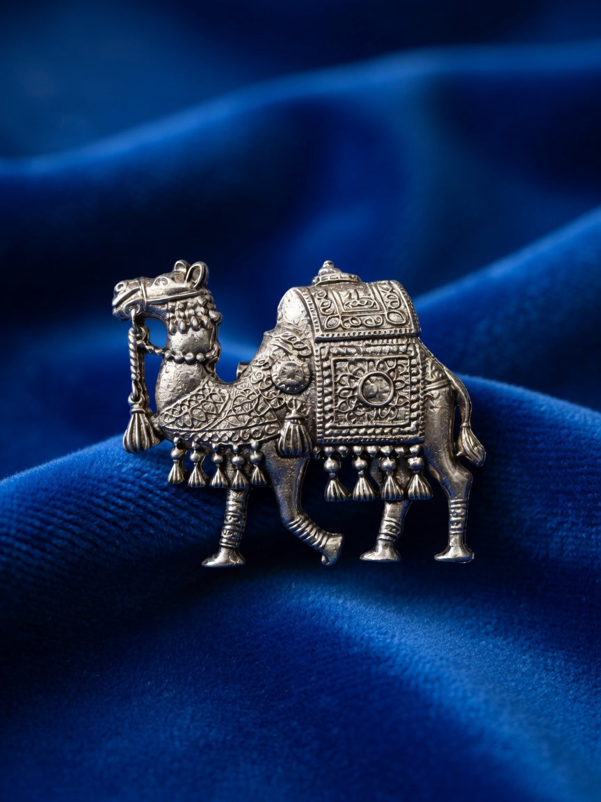 Traditional Camel Design Jodhpuri Brooch