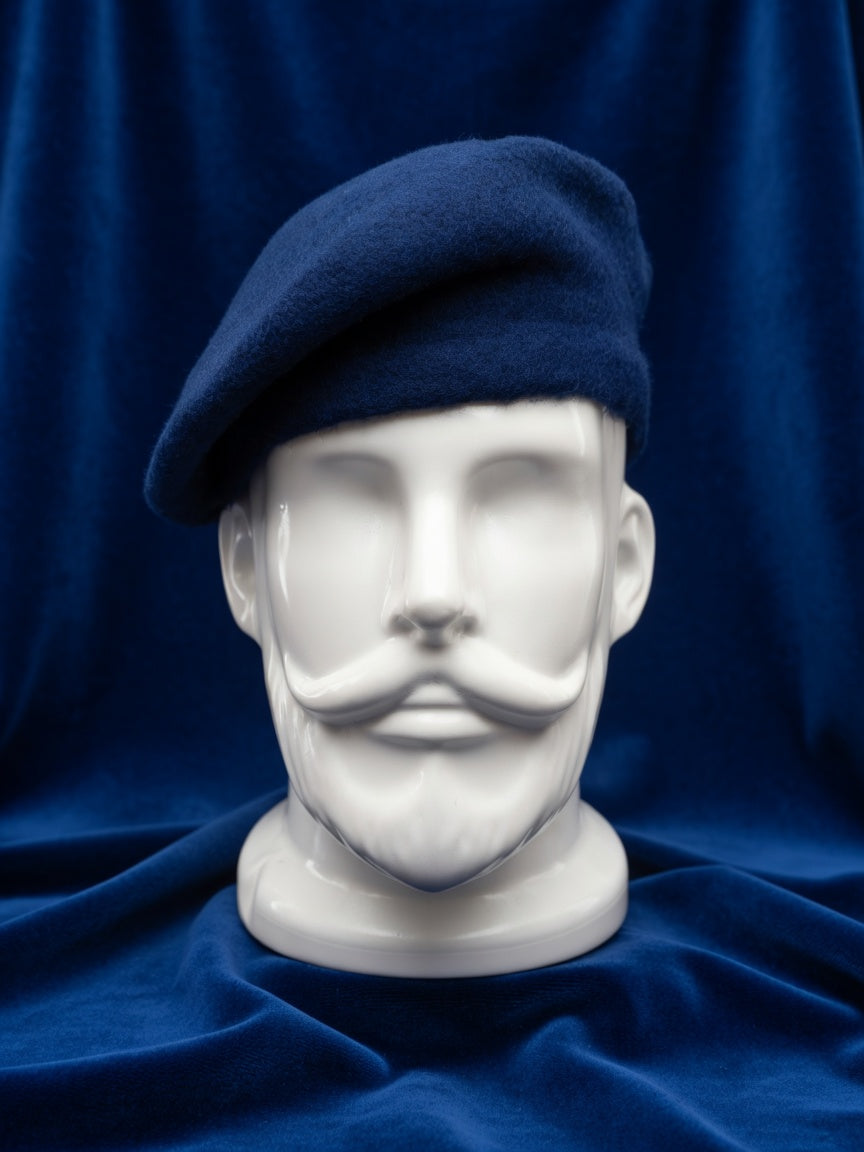 Royal Rajputana Navy Blue Beret Cap