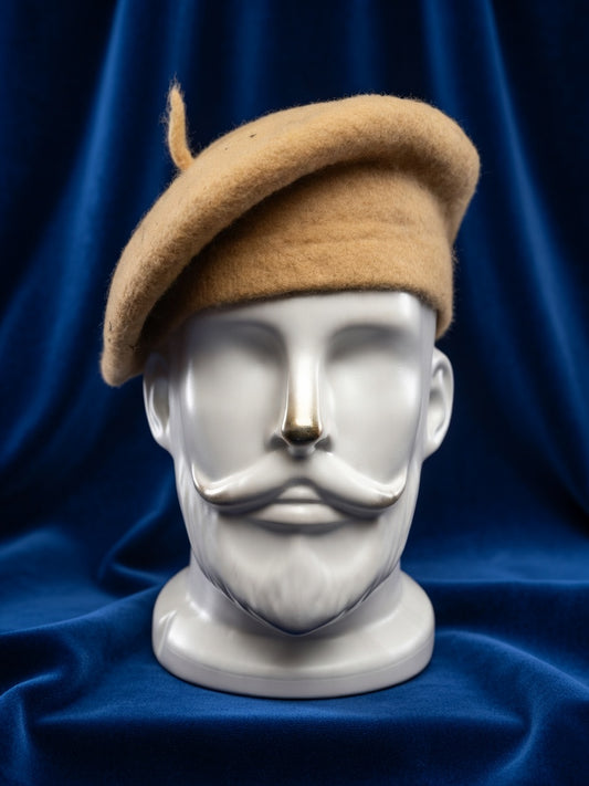 Royal Rajputana Natural Oak Beret Cap
