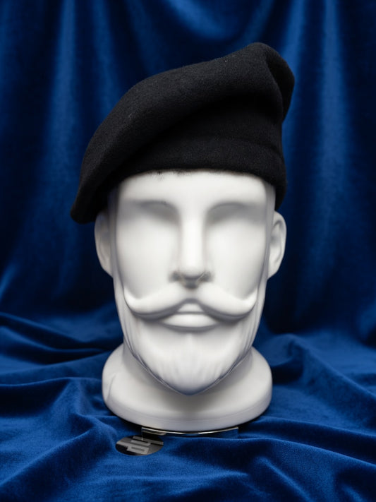Royal Rajputana Black Beret Cap
