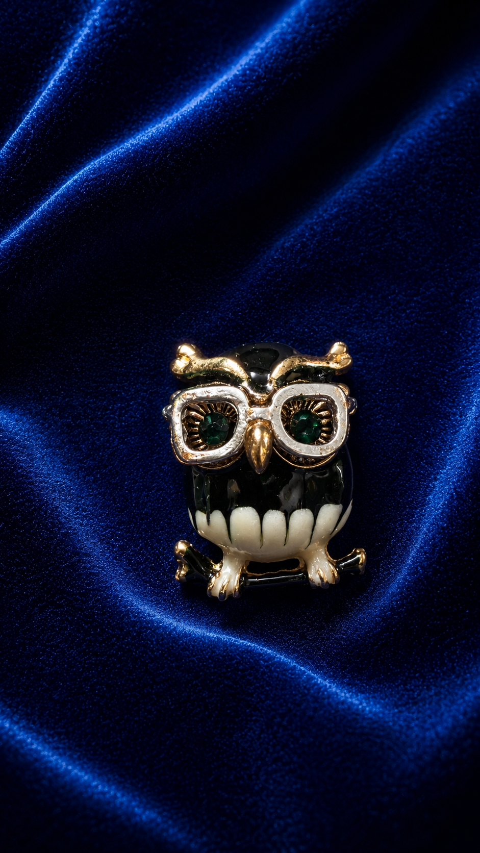 Owl Design Jodhpuri Brooch