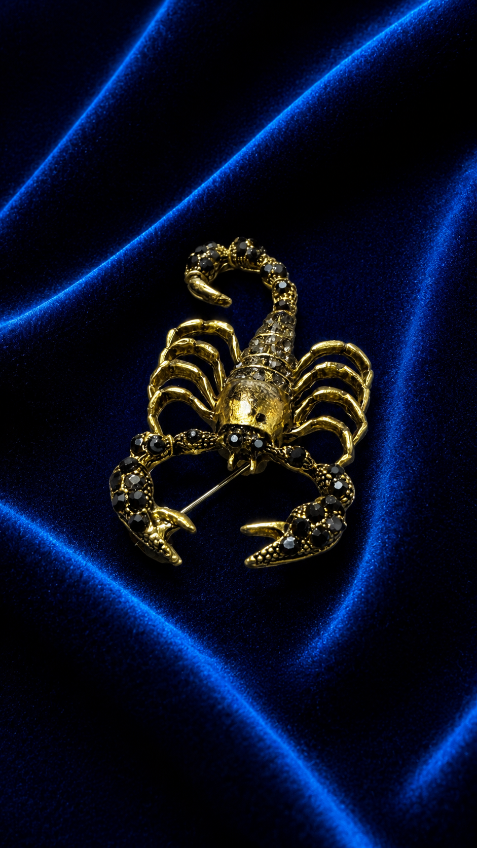 Scorpion Design Jodhpuri Brooch